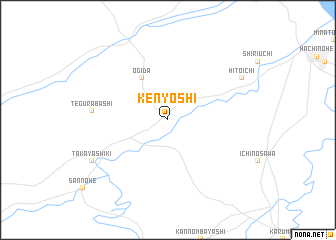 map of Kenyoshi