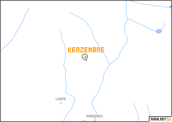 map of Kenze Māne