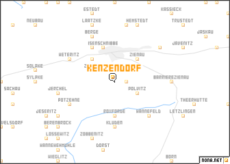 map of Kenzendorf