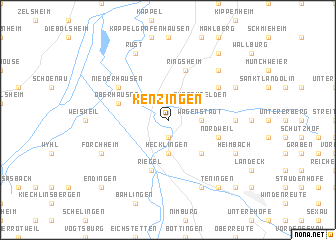 map of Kenzingen