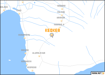 map of Keokea