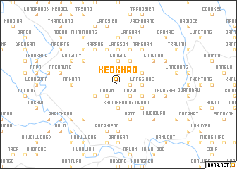 map of Kéo Khao