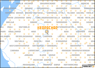 map of Keorāchar