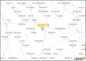 map of Keorta