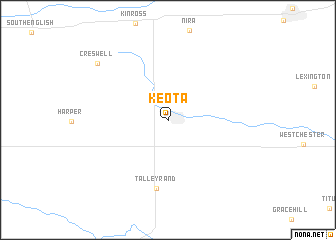 map of Keota