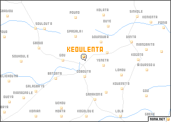map of Kéoulenta
