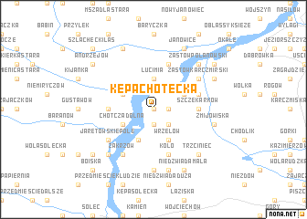 map of Kępa Chotecka