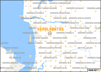 map of Kepala Batas