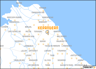 map of Kepandean