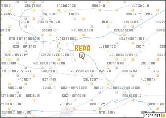 map of Kępa