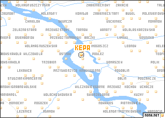 map of Kępa