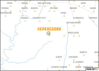 map of Képéagsoba