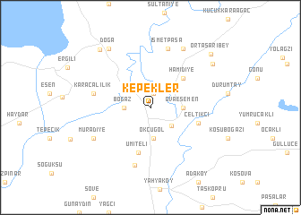 map of Kepekler