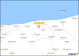 map of Kepenç