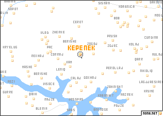 map of Kepenek