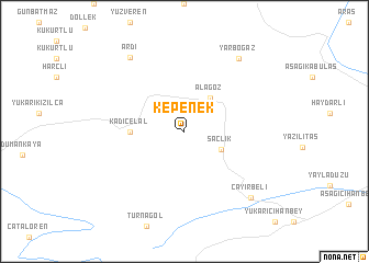 map of Kepenek