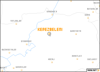 map of Kepezbeleni