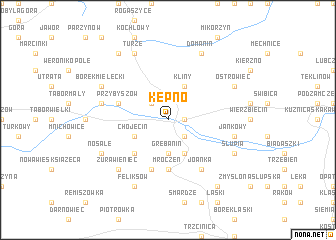 map of Kępno