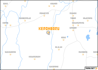 map of Kepohbaru