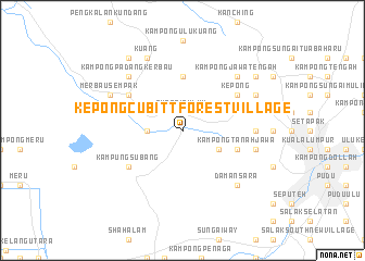 map of Kepong Cubitt Forest Village
