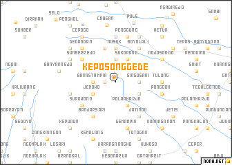 map of Keposonggede