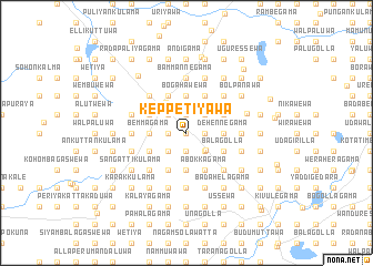 map of Keppetiyawa