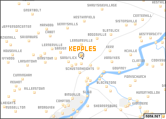 map of Kepples