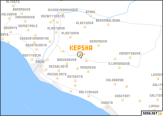 map of Kepsha