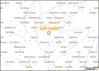 map of Keptekan