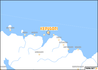 map of Kepudori