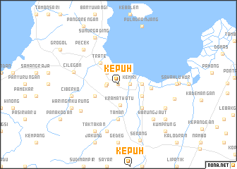 map of Kepuh