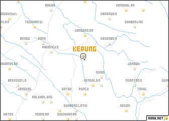 map of Kepung