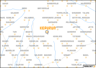 map of Kepurun