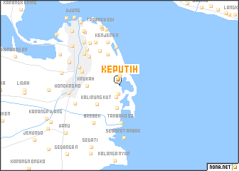 map of Keputih