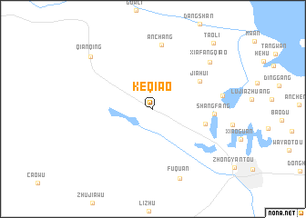 map of Keqiao