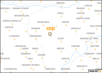 map of Keqi