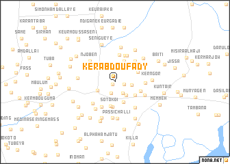 map of Ker Abdou Fady