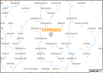 map of Keradugu