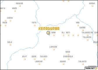 map of Kera Durba