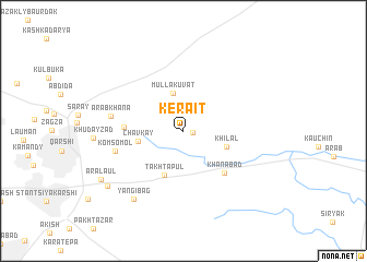 map of Kerait