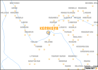 map of Kera-Kera