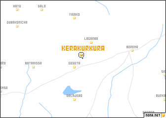 map of Kera Kʼurkʼura
