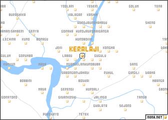 map of Kera Laji