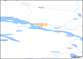 map of Kerälä