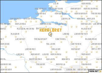 map of Keraloret