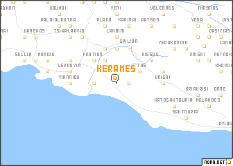 map of Keramés