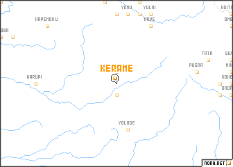 map of Kerame