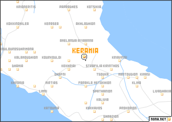 map of Kerámia