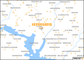 map of Keramidarió