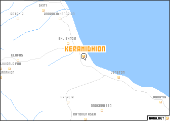 map of Keramídhion